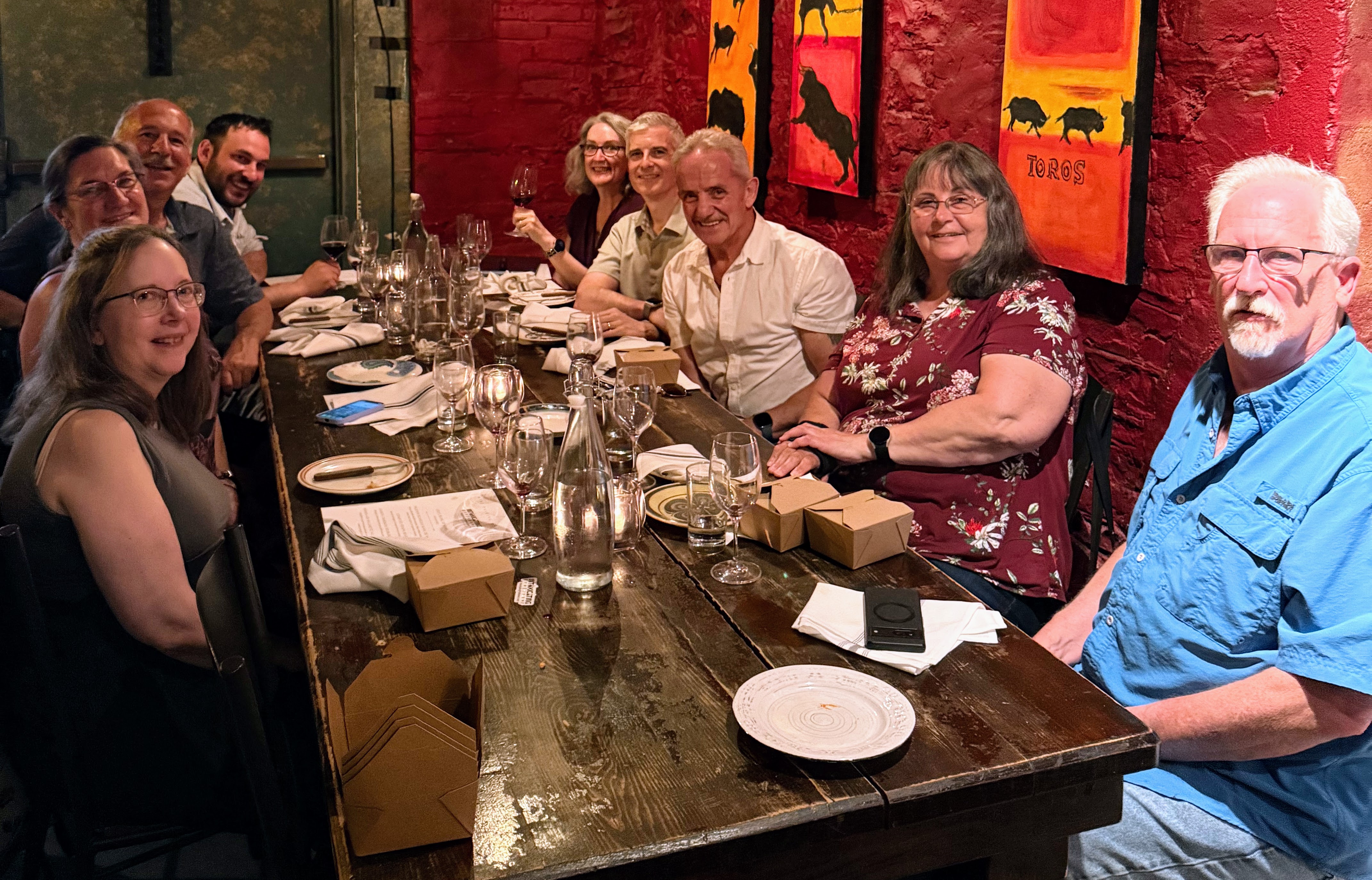 Heather presenting to a small group
